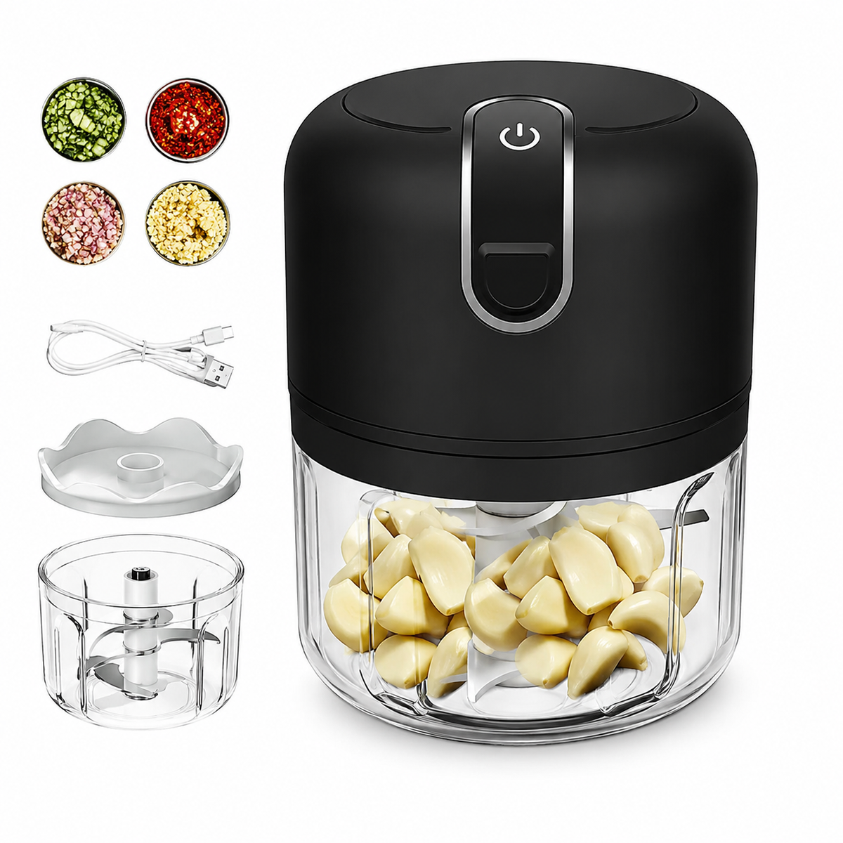 Rechargeable Mini Electric Chopper