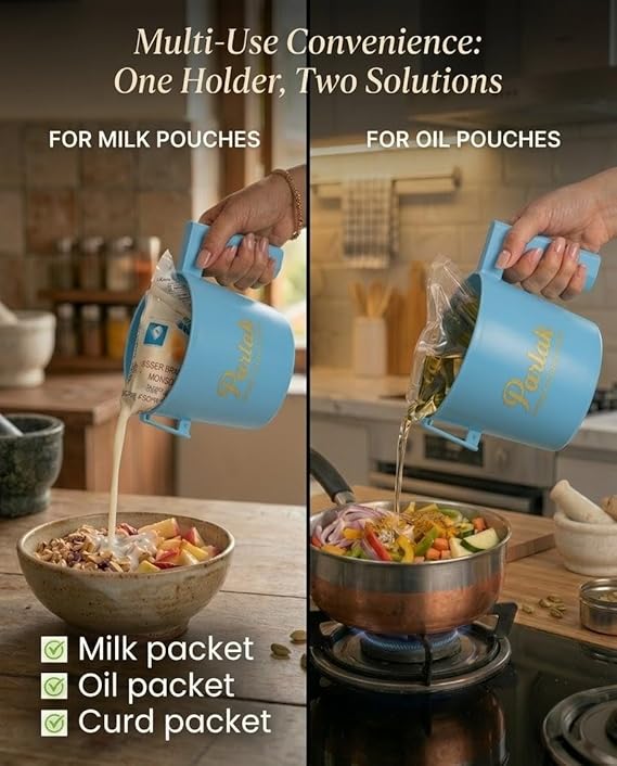 Milk and oil Packet Holder