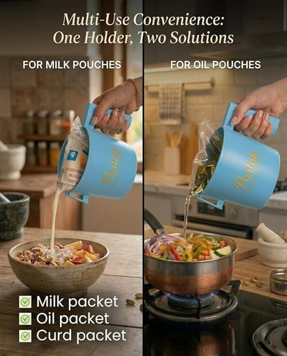 Milk and oil Packet Holder