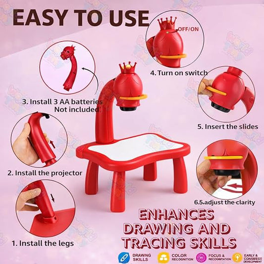 Projector Drawing Table for Kids